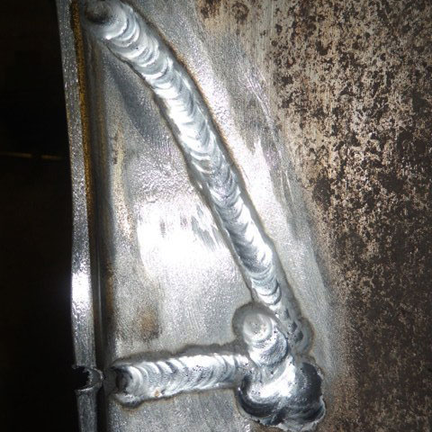 приварили кусок