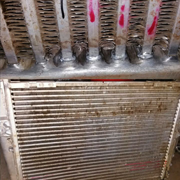 сварка трубок радиатора